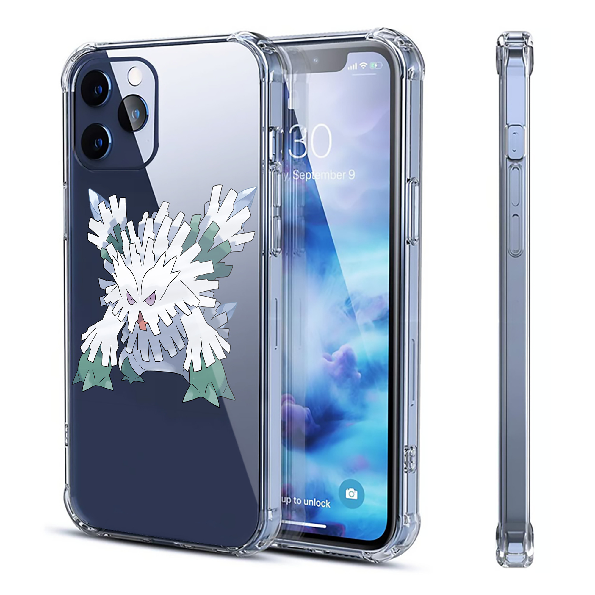 （画像用） ポケットモンスター Pokémon 【iPhone 12シリーズ対応】透明スマホケース（クリアソフトケース）